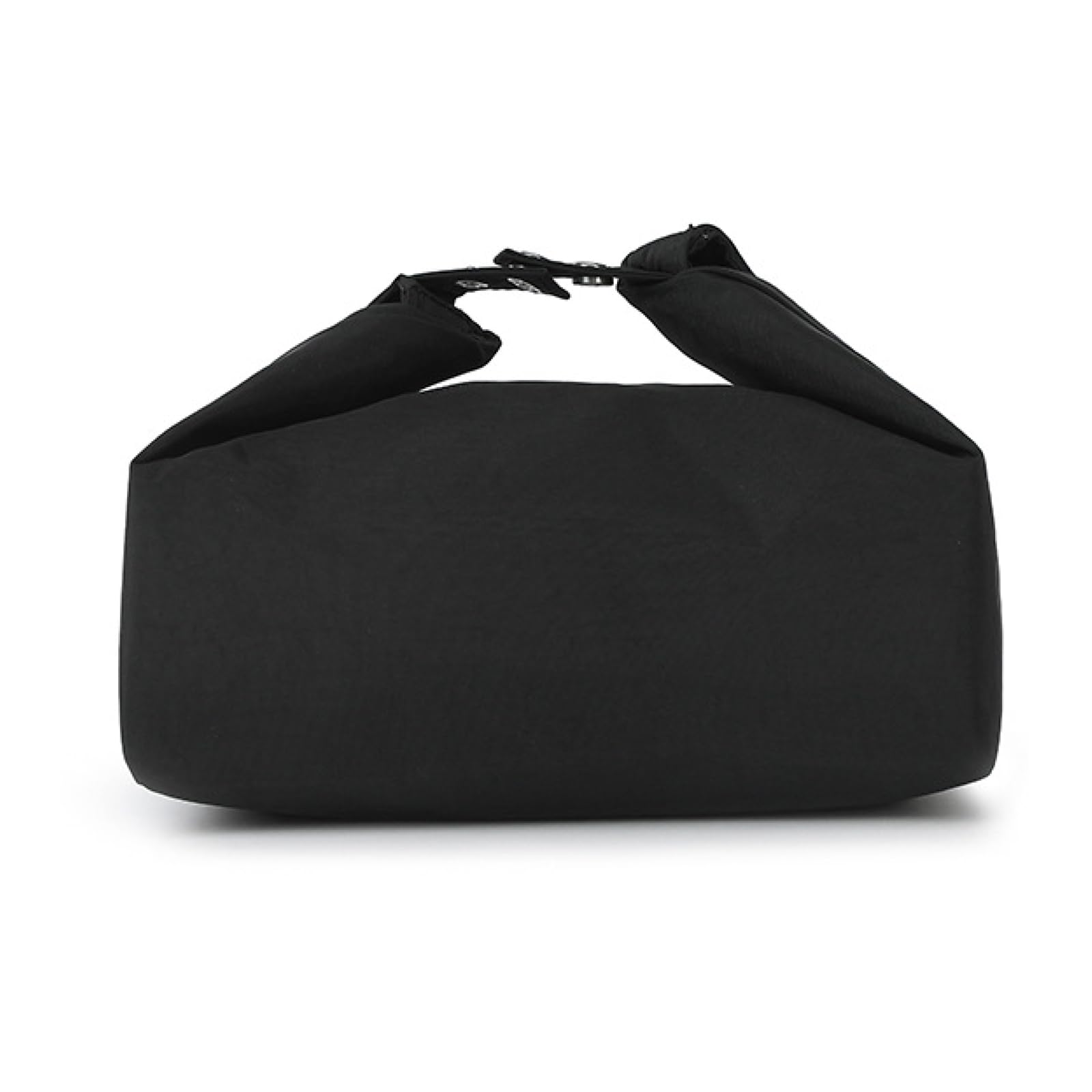 

TRIWONDER Lunch Bag, Small, Solid Color, with Zipper, for Lunch Boxes (Black)