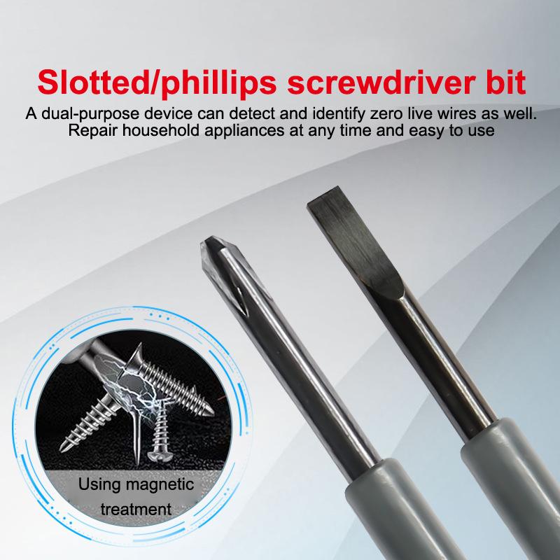 New Multi-functional Electrician Screwdriver Household Intelligent Measuring Pen ABS Non-contact Induction Voltage Power Tester
