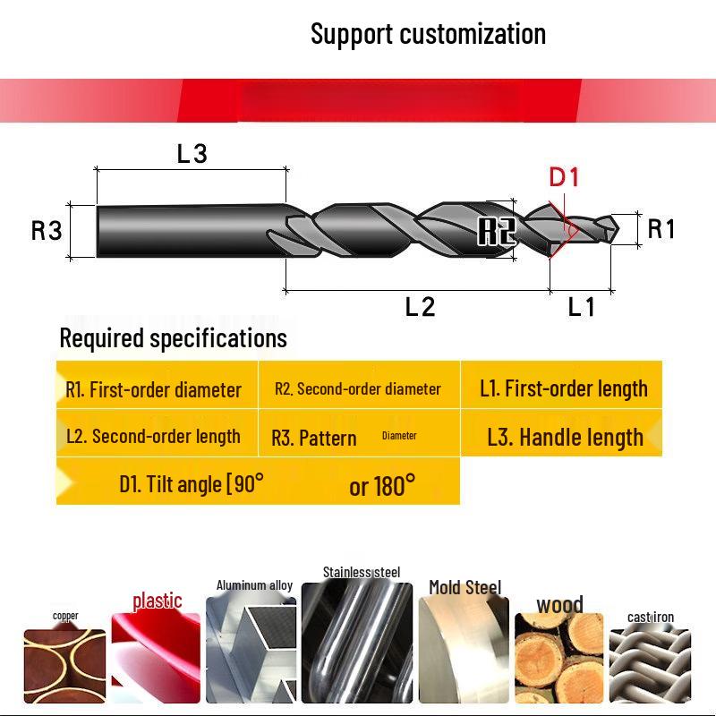 Nitrided Two-Step 90° Countersink Drill Bit