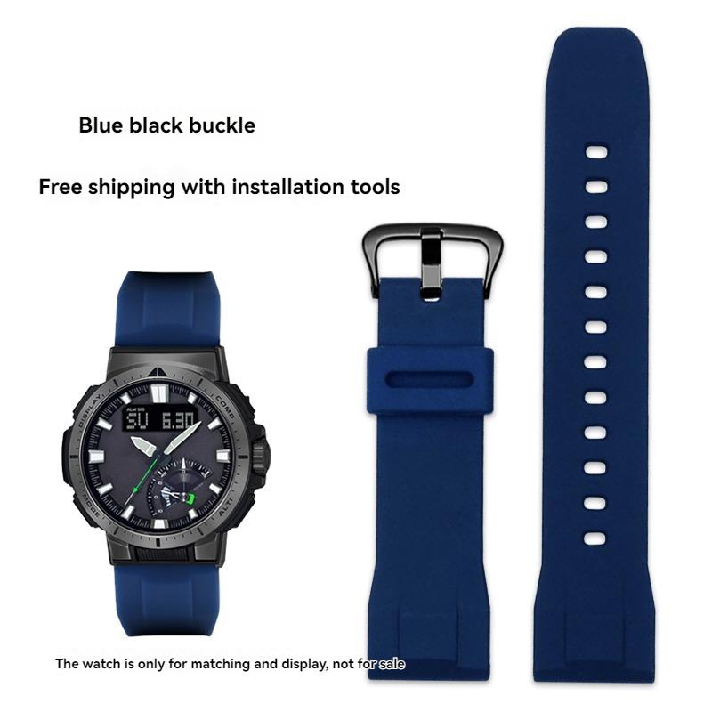 Pro řadu Casio PROTREK PRW-60/61/70Y/50/30 outdoorové sporty horolezectví silikonový nylonový řemínek k hodinkám pánské modifikované příslušenství
