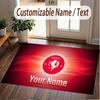 Custom Rug FC Twente Pattern Print Name Text Soft Non‑Slip Floor Carpet for Home Indoor Decoration