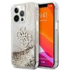 Custodia per iPhone 13 Pro Max Guess Liquid Glitter Dorata
