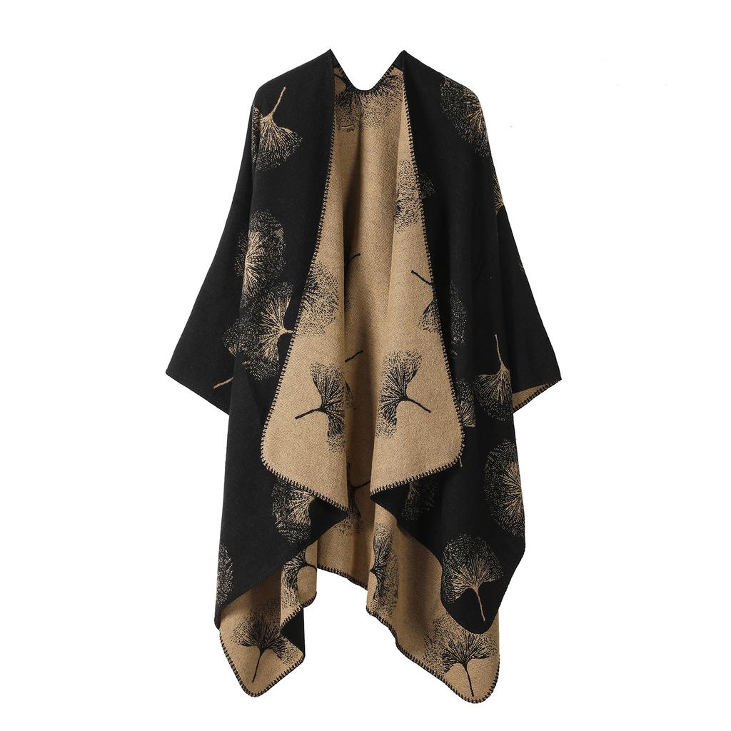 Ladies' Fashionable Knitted Shawl , High-end Travel Wear , Imitation Cashmere Cloak