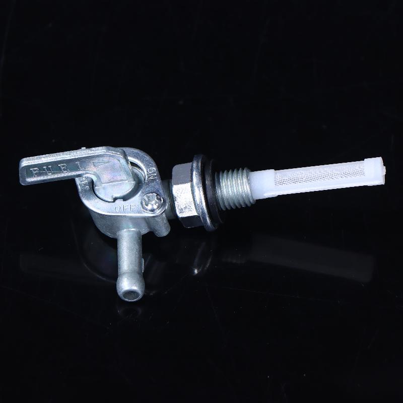 New 1Pcs Generator Gas Engine Tank Switch M10 Fit 1/4" Hose Tap ON/OFF Universal Fuel Shut Off Valve Tap Replacement
