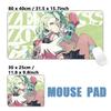 Anime Zzz Mouse Pad 900x400mm Large NonSlip Gaming Desk Mat Laptop Keyboard Tray Office Zenless Zone Zero Black
