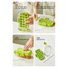 Ice Cube Mold 2-in-1 Ice Tray And Storage Cup Leakproof Seal Push-Type Ice Removal Food-Grade Ice Kettle Portable Ice Maker for Drinks
