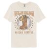 Willie Nelson Cowboy Hat Boots Rope Men's T Shirt Outlaw Country Music Merch