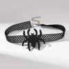 Halloween dark spider choker necklace, gothic exaggerated collarbone chain holiday necklace collar