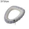 Soft Polyester Toilet Seat Cover Toilet Seat Pad Warm Seating