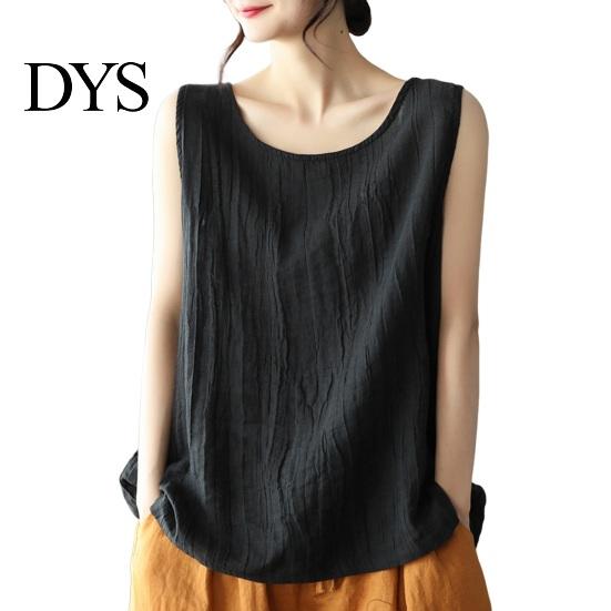 Women Solid Color Vest Round Neck Sleeveless Tank Tops Versatile Top For Loose Fit Thin Sport Streetwear