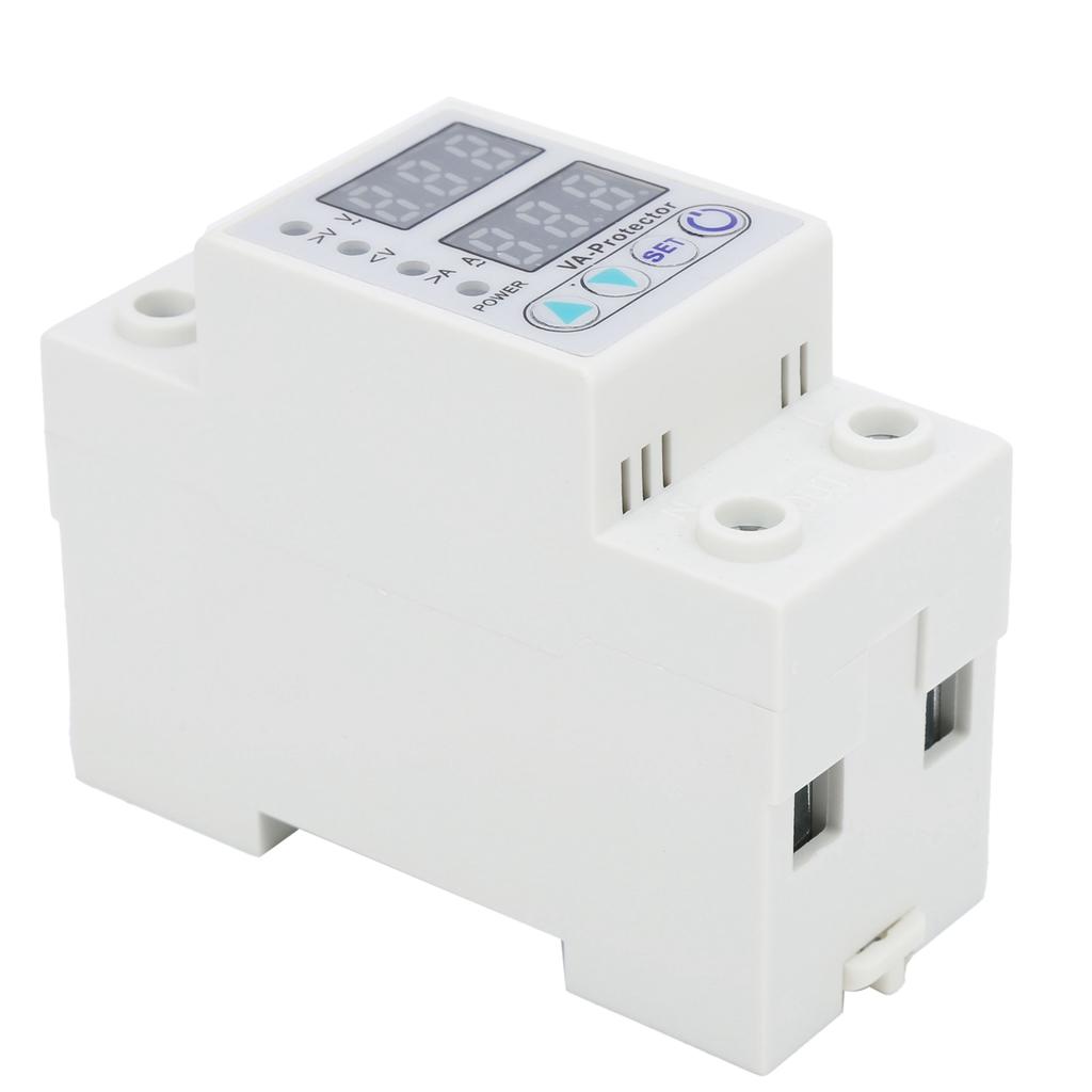 VA‑63A Overvoltage Undervoltage Protector LED  Display Self‑Reset Current Protector AC 220V