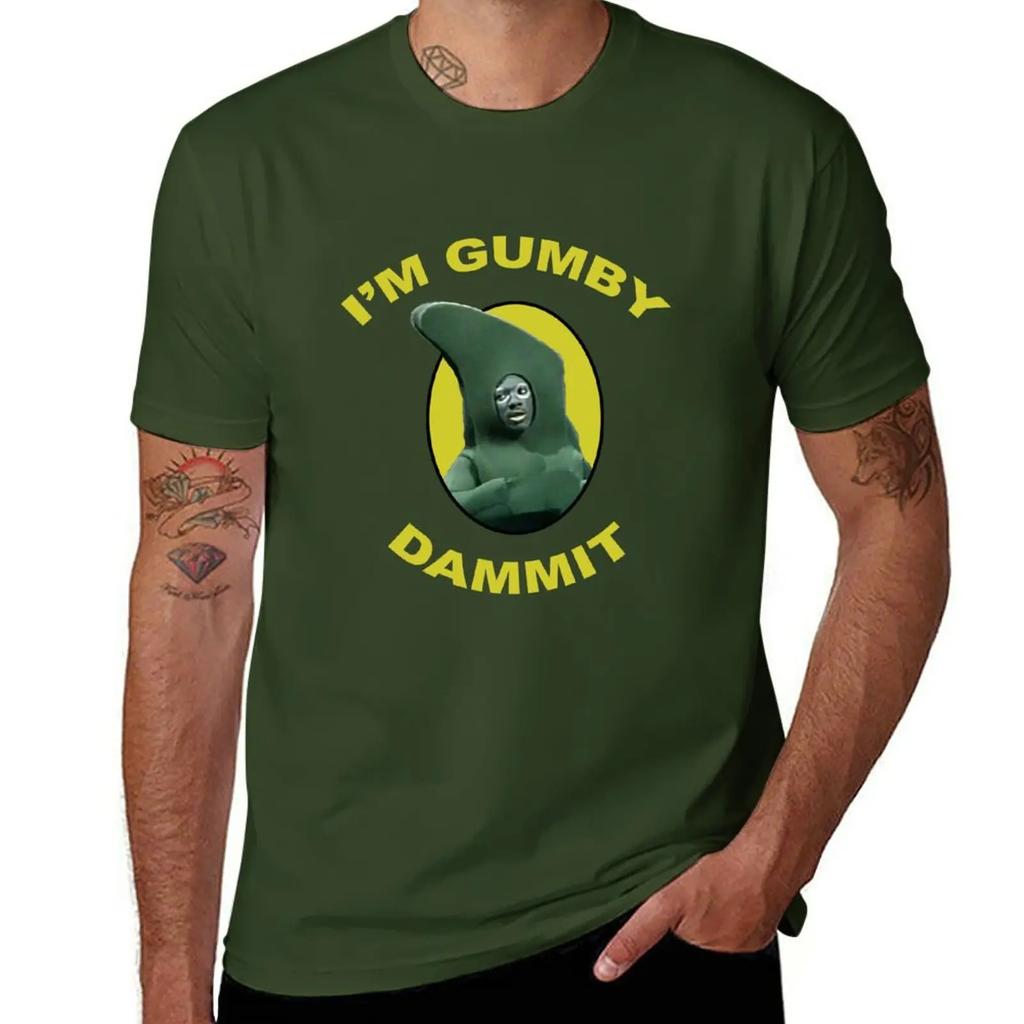 I'm Gumby Dammit T-Shirt customs design your own animal prinfor boys cute tops vintage clothes big and tall t shirts for men