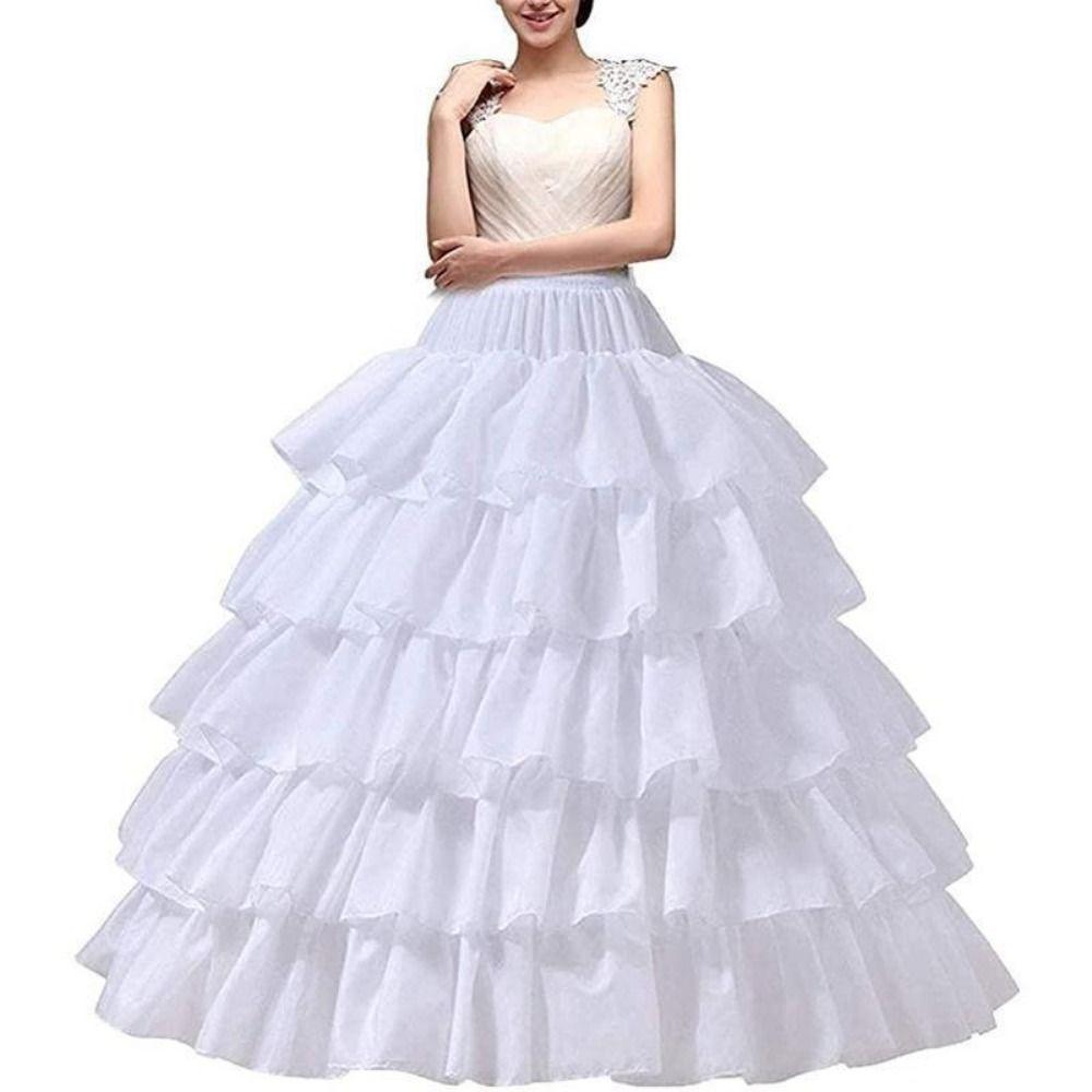 Gauze Wedding Underskirt Puffy Design Prom Crinoline High Quality Bridal Petticoat  Formal Events