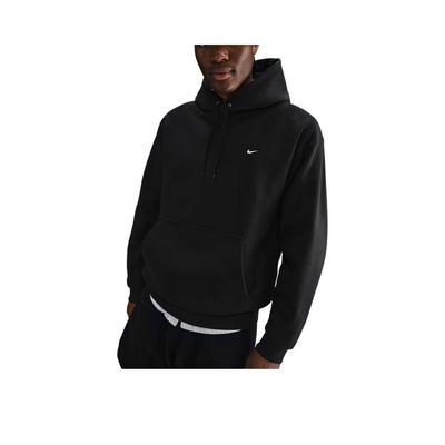 Nike Solo Swoosh SS25 Fashion Minimalist Trendy Hooded Sweatshirt Men Hoodies Black HV1082-010