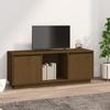 Day and Night - Day and Night TV Cabinet Solid Pine Wood Honey Brown 110.5x35x44 Cm