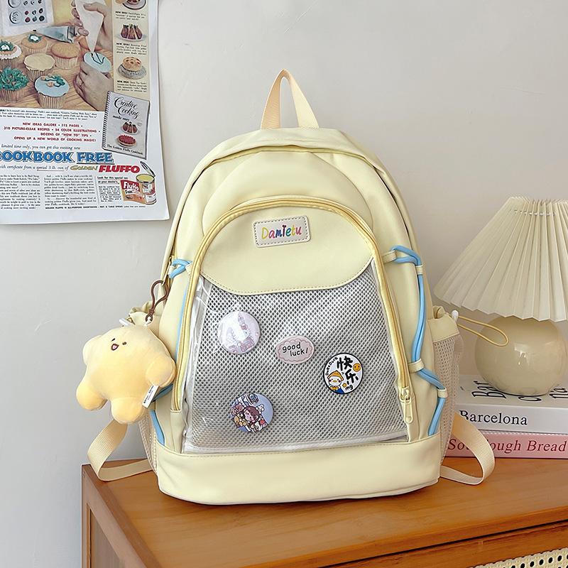 School bag girl high value dopamine cute mini girl small fresh light travel backpack