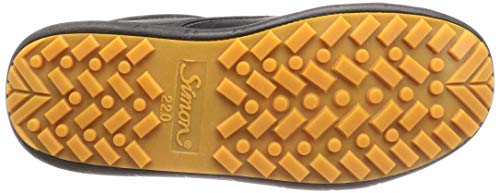 Simon SC117 Black, Size 28.0 cm, 3E, Slip-Resistant, Antibacterial, and Antifungal Kitchen Chef Shoes, Lightweight Work Shoes, Safety Sneakers