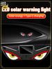 Solar Demon Eye LED Car Light Solar Powered Warning Lamp Car Decoration Car Accessories Portable Installation Leaving No Trace