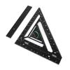 3pcs Black Carpenter Square High Precision Framing Square Precise Triangle Ruler  Woodworking