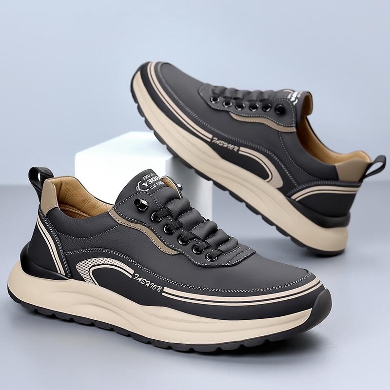 Men's Board Shoes 2025 Spring New Casual Men's Shoes Youth Shoes Breathable Little White Shoes Men's Tide 2025