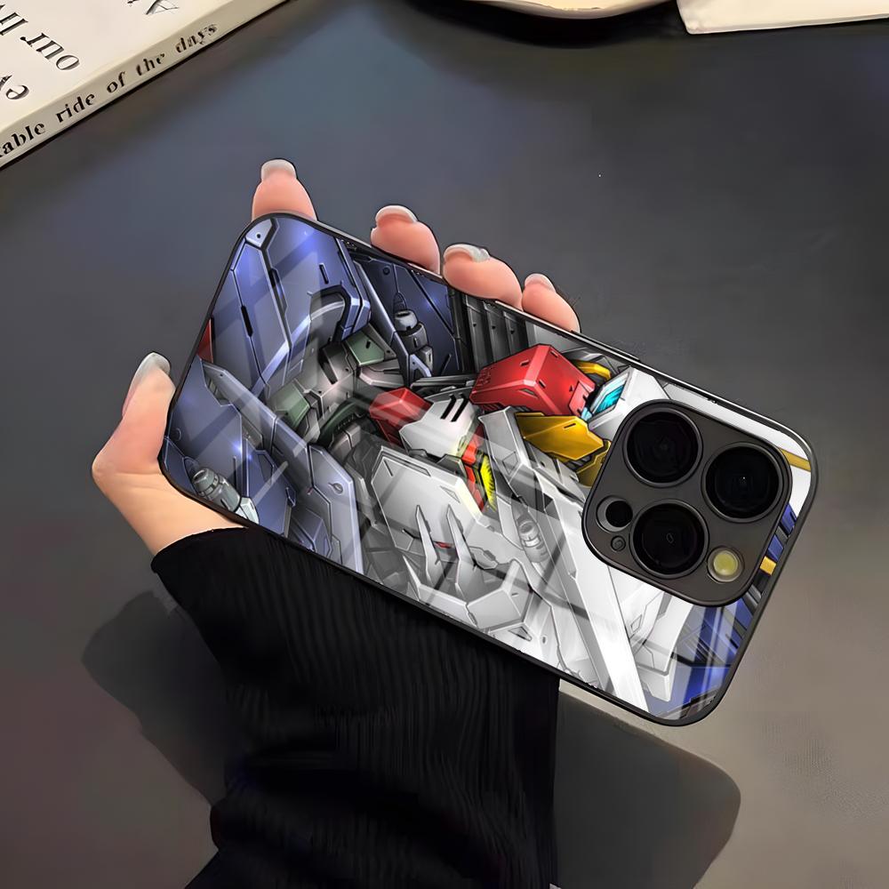 Anime Cool G-GUNDAM Phone Case For IPhone 17 Pro Max 16 15 14 Pro Max 13 11 X Xs Xr 8 7Plus Glass Cover