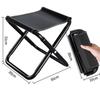 1pcs Portable Outdoor Fishing Folding Stool Travel Camping Chairs Thicken Oxford Cloth Stools Outdoor Gear Multi-scenario Application Picnic Stools