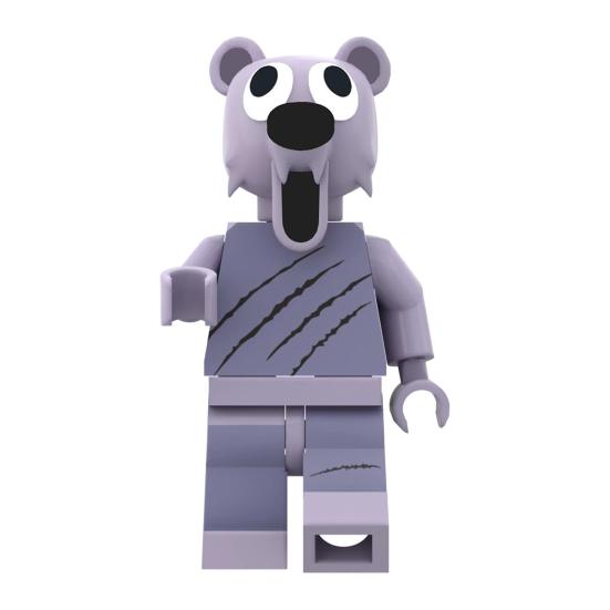 1/3/4Pcs Survival Horror Game Action Figure Cartoon Deer Goat Owl Bear Wolf Bat Men Figurine Decoration Ornament Forest Night Game Fans Collectibles