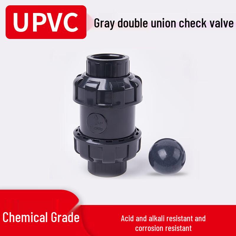 UPVC Double Union Check Valve