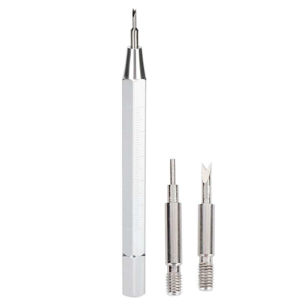 

Aluminum Alloy Spring Bar Tool Multifunction Tool Black Color Watch Repairing Tool With Ruler White Color белый