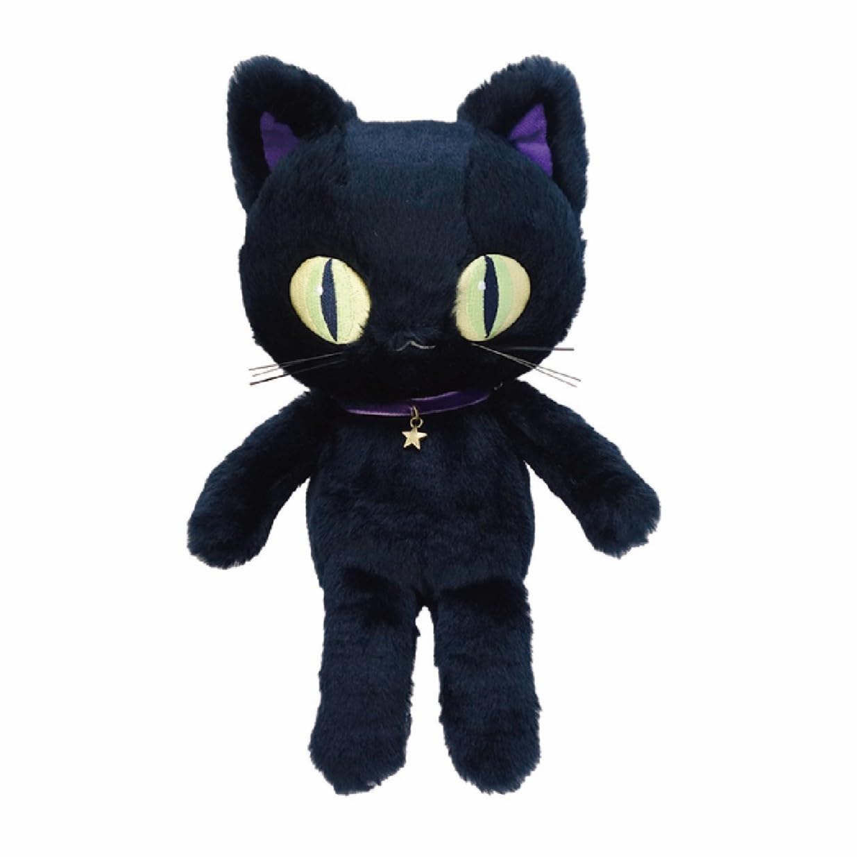 

Naitou Design Blue World Plush Toy Thistle Approximately 26cm Tall S, Cat,