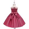 Elegantní dívka Princezna Šaty Dětské Tutu šaty Narozeninová mašle Květina Svatba Ples Oblečení Formální Večerní Vestidos