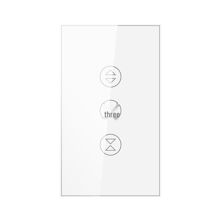 

Graffiti WiFi Smart Roller Shutter Switch - Voice Control with Alexa, Tempered Glass Panel