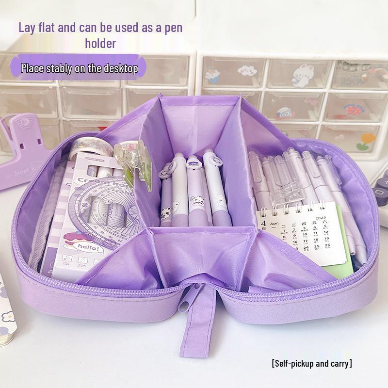 2025 Volcano Large Capacity Pencil Case: Stylish Stationery Box for Students