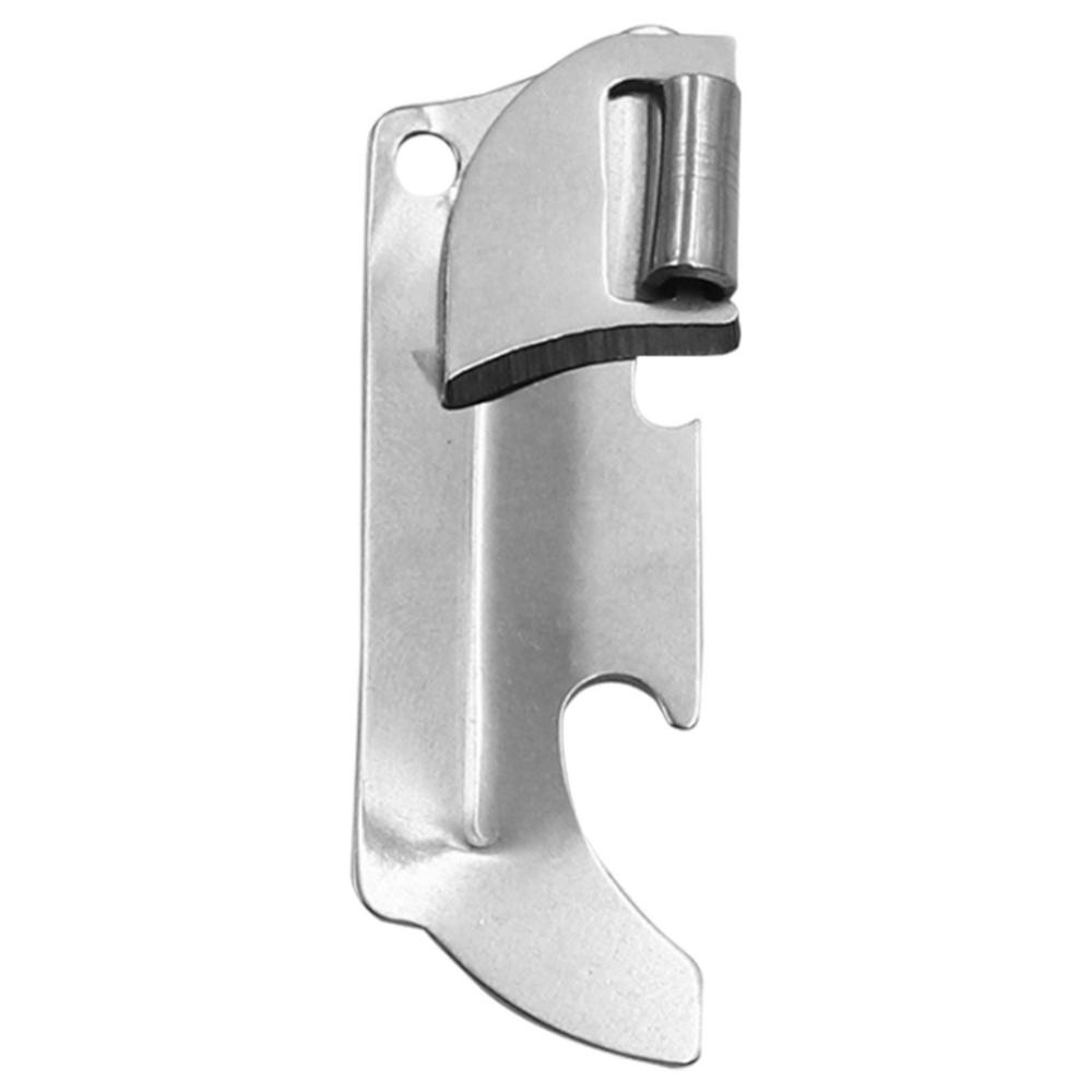 

Многофункциональная открывалка для банок из нержавеющей стали, безопасная, с боковым резом, ручная, для консервных банок, кухонный инструмент, профессиональная, эргономичная, открывалка для банок серебряный