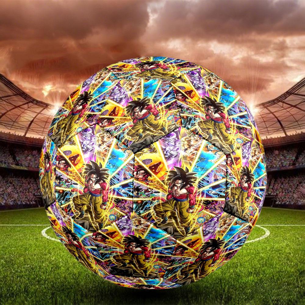 DRAGON BALL Print Size 5 Soccer Ball, Standard Match Football for Sports Game and Team Practice, Ideal Gift for Soccer Fans