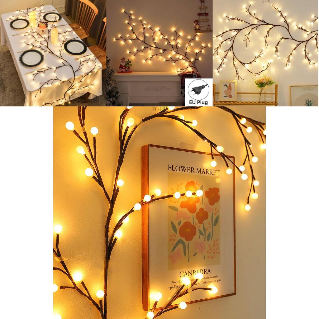 Led Tree Light Indoor Decorative Wall Sticker For Bedroom And Living Room Ambiance