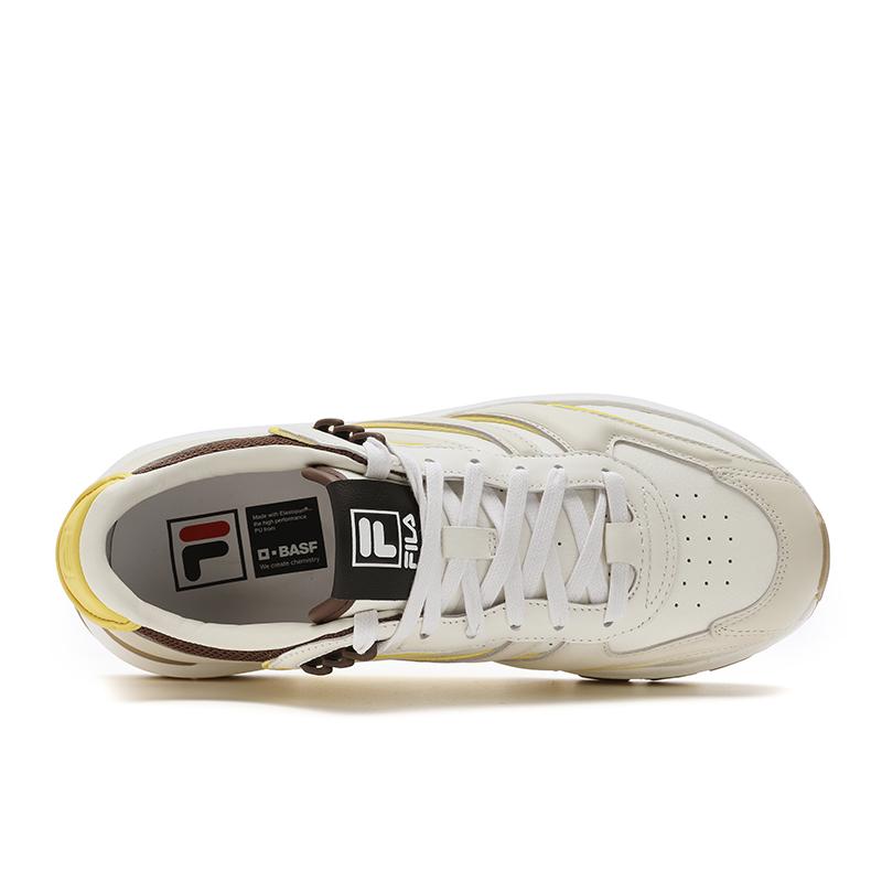 FILA Fashion ICONA Comfortable Low-Top Casual Shoes Women sneaker Beige F12W443112FWM