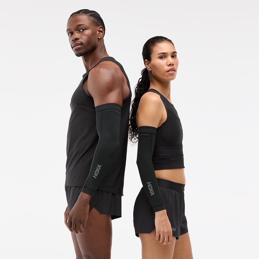 [hoka] Hoka Unisex Race Day Arm Sleeve 1173951-BLK XS