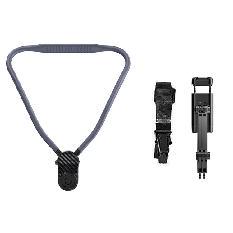 Portable AntiVibration Camera POV Neck Mount With MultiAngle Adjustment For Action Camera And Mobile Phones Holder