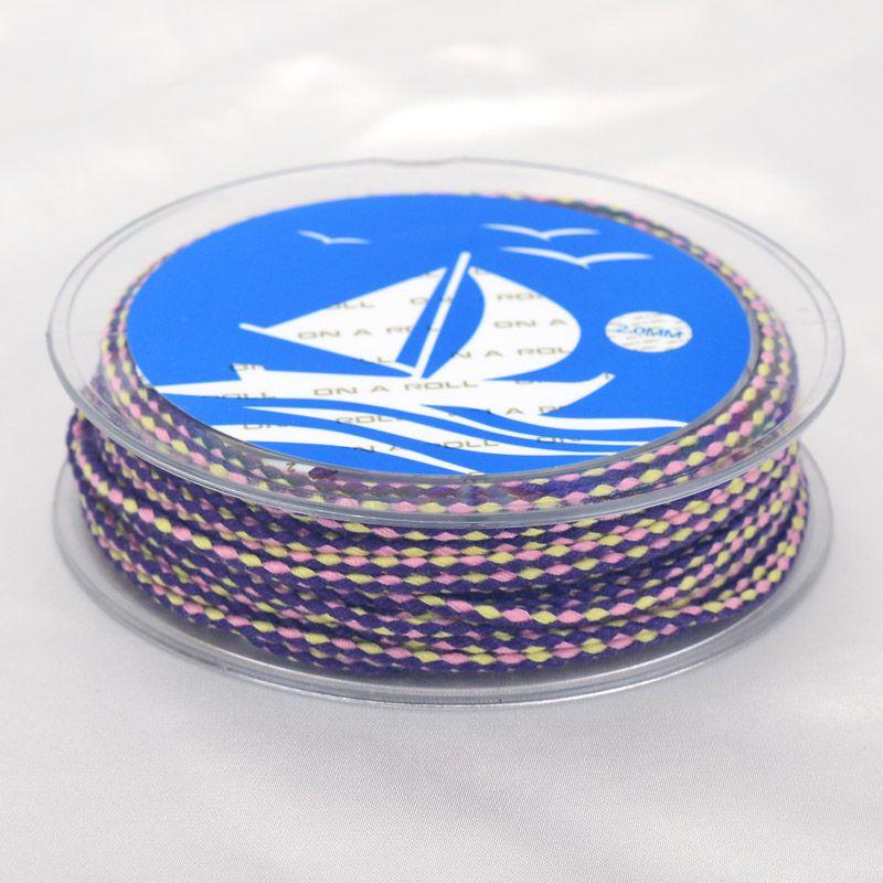 Colorful Carrying Strap Braided Rope Hand-Made Cotton Threads Handcraft Braiding Rope Braided Rope Bracelet Braiding Thread Crafts Tassel DIY Material