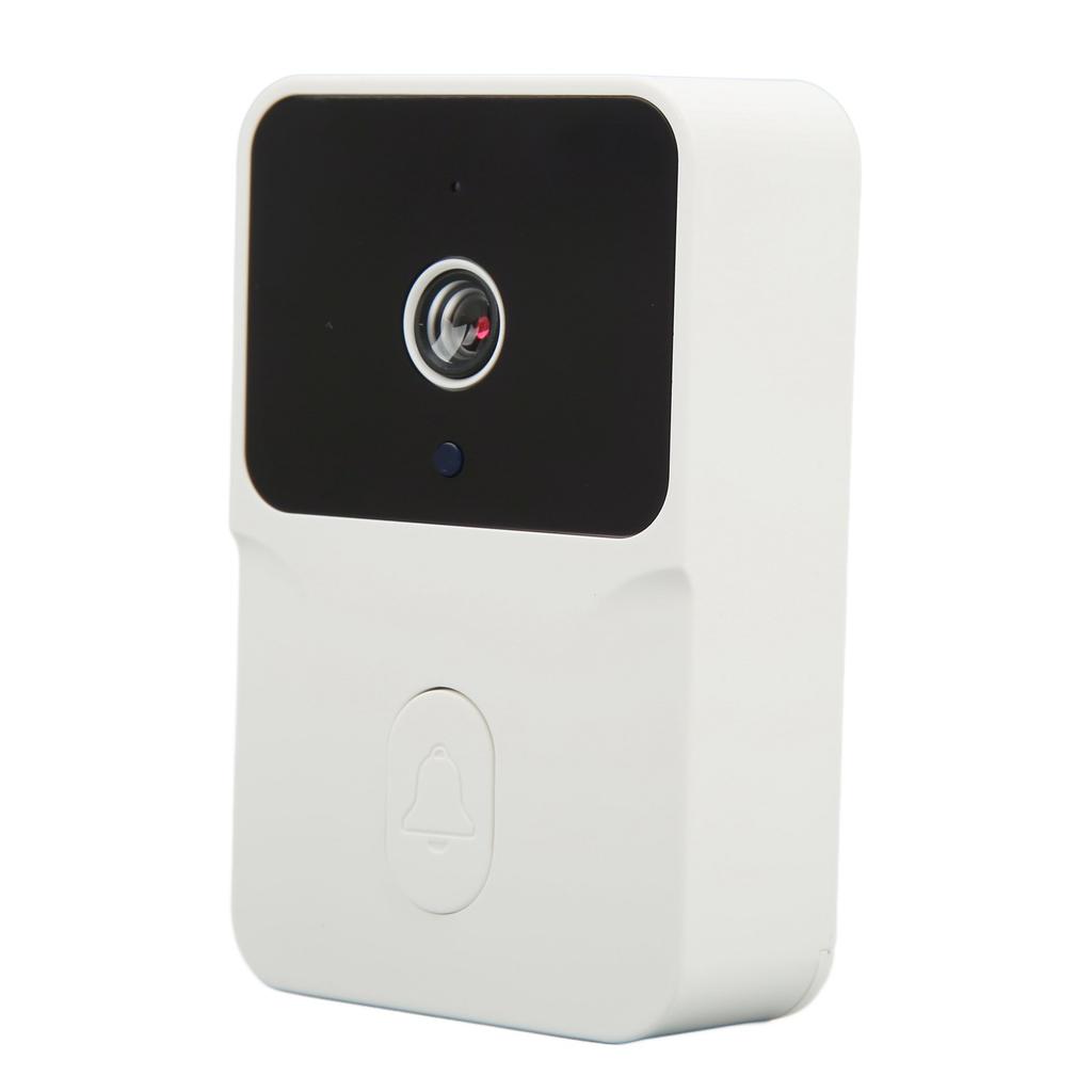 Sonnette vidéo sans fil avec caméra HD, vision nocturne, appel vocal bidirectionnel, sécurité, WiFi
