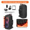 Portable Speaker Dust Case Waterproof Double-Sided Speaker Storage Bag Zipper Closure Speaker Carry Bag for JBL PARTYBOX 310/320