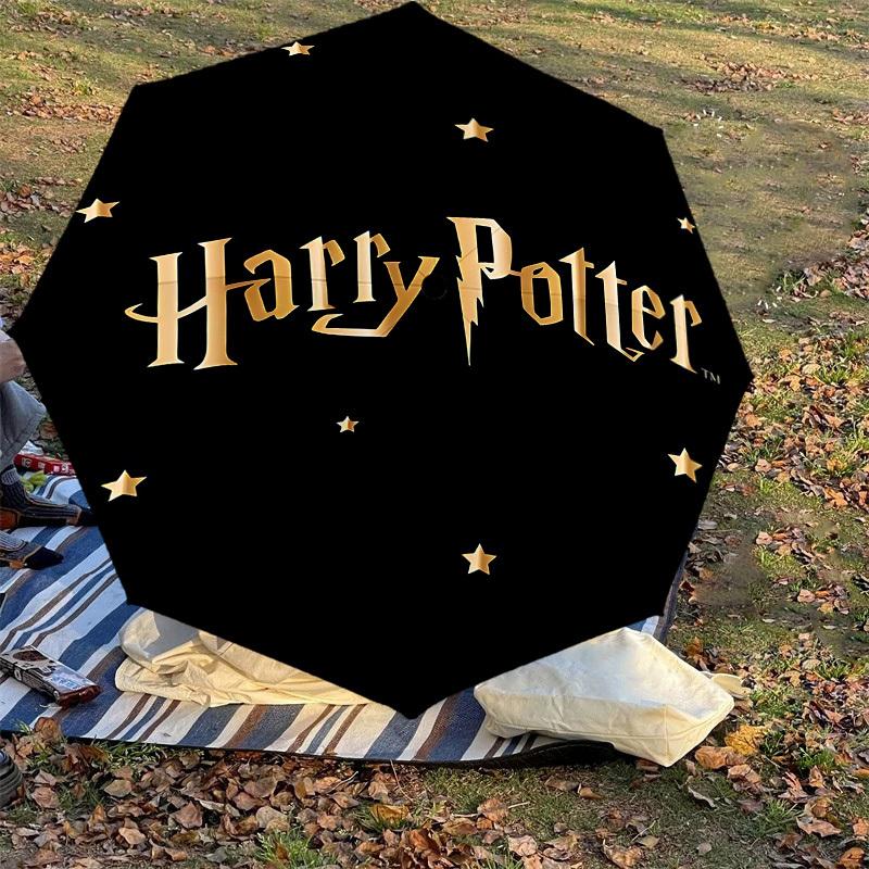 1 szt. Parasol Harry Potter - 8 żeber wzmocnionych, Automatyczne otwieranie, Lekki i trwały, Uroczy modny dodatek na zewnątrz, D2671