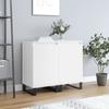 VidaXL Buffets 2 Pcs White 40x35x70 Cm Engineered Wood 831069