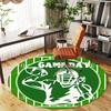 1pc Game Football Round Chair mat office Area Rug - Non-Slip, Floor Mat for Office, Bedroom, Ideal home decor gift c0112010