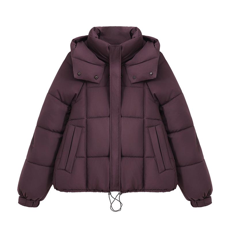 Winter new women's foreign style loose and thin cotton-padded clothes fashionable hooded thickened down cotton-padded clothes