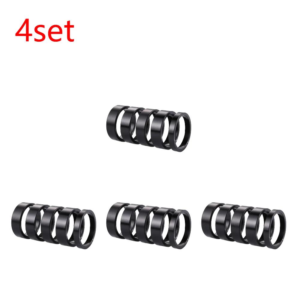 1/2/4set Aluminum Alloy Bike Headset Washer Mountain Bicycle Front Fork Washer Bike Stem Handlebar Spacers Ring Gasket