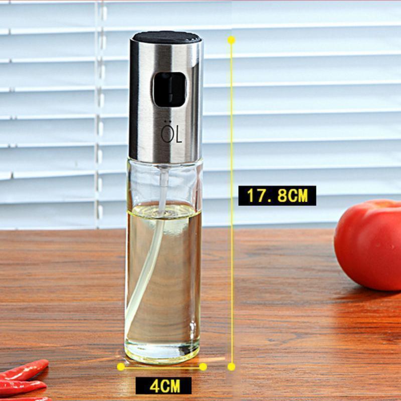 Buy Newest Oil Pump Spray Bottle Olive Can Tool Pot Cooking Kitchen Stainless at affordable
