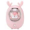 Portable Neck Fan Cute Pet Multifunction 3 Speeds Low Noise USB Rechargeable Bladeless Hanging Neck