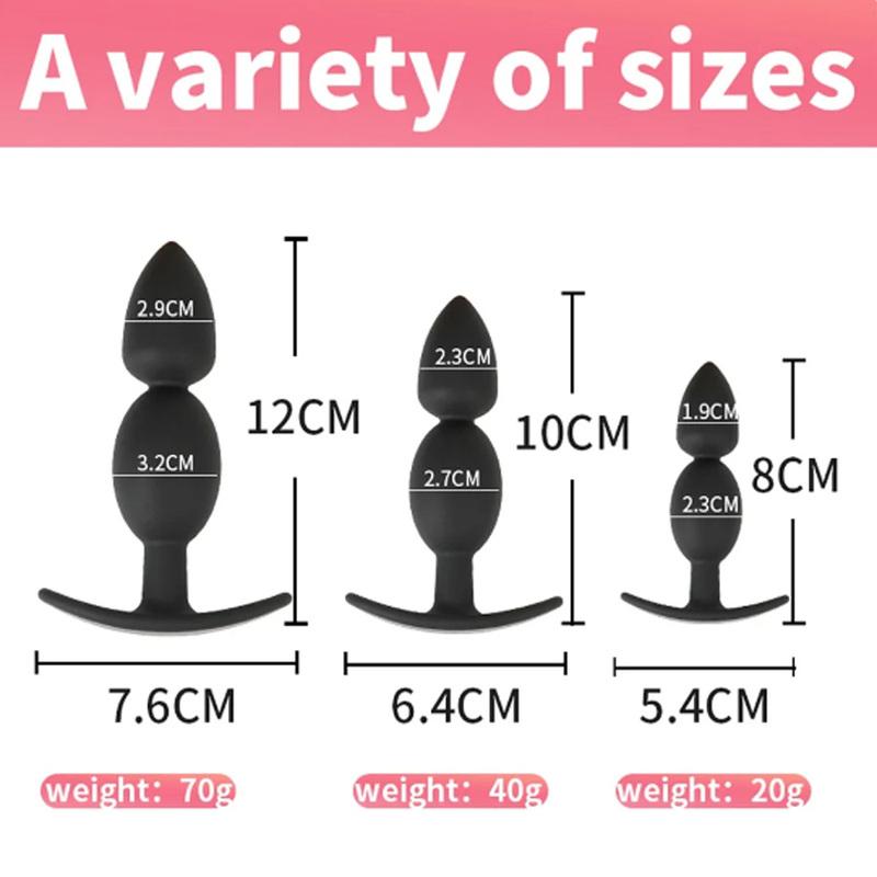 Bezpieczny silikonowy korek analny Dildo wibrator zabawki erotyczne dla mężczyzn kobiety masażer prostaty korki analne towary intymne dorosłych gejów produkt